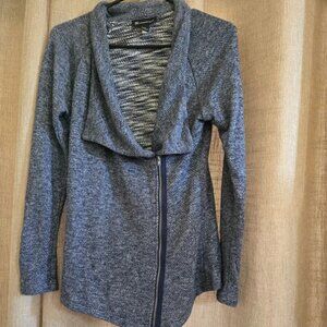 INC International Concepts Women Blue cardigan jacket size M Medium EUC